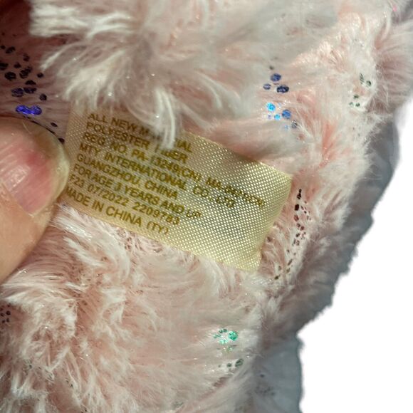 Dan Dee Plush Teddy Bear Hearts Ribbon Stuffed Animal Love Nursery Shower 8" - Picture 7 of 10
